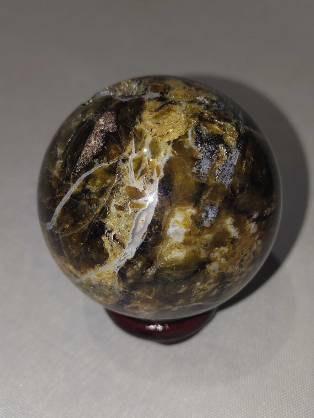 Pietersite sphere from Madagascar